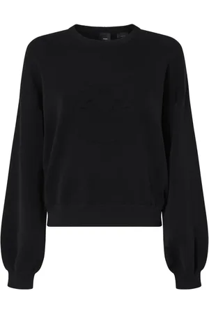 Pinko Love Birds-embossed sweatshirt