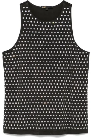 Maje Crystal-embellished tank top