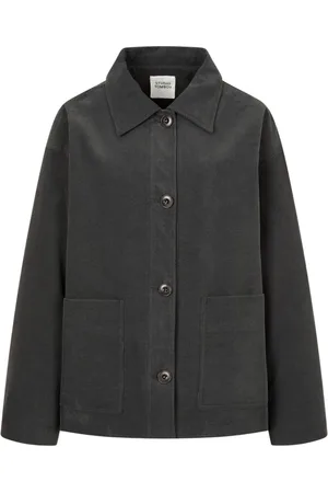 Studio Tomboy Corduroy spread-collar shirt jacket