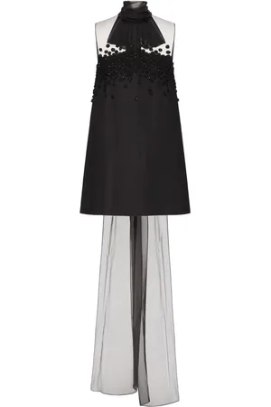 VALENTINO GARAVANI Sequin-embellished silk mini dress