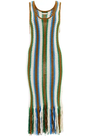 Mother Striped crochet dress