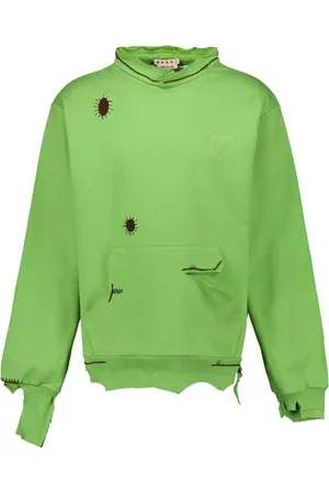 Marni Embroidered distressed sweatshirt