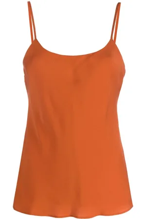 Max Mara Silk spaghetti-strap top