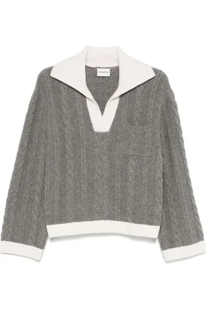 Claudie Pierlot Twisted polo-neck sweater