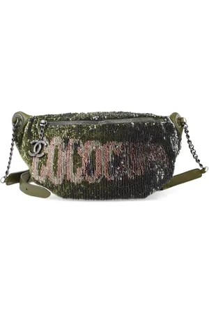 CHANEL 2016 Sequins Coco Cuba belt bag