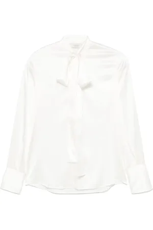 MAZZARELLI Pussy-bow collar shirt