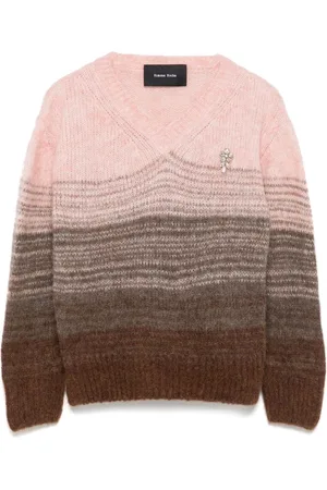 Simone Rocha Cropped V-neck sweater