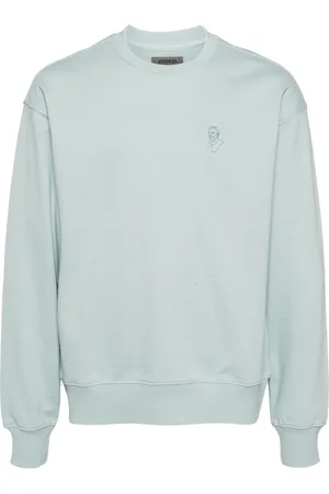 Musium Div. Tonal embroidered back sweatshirt