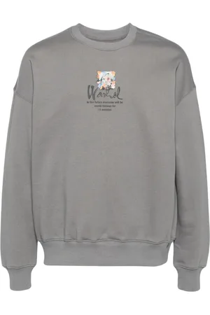 Musium Div. Mixed media sweatshirt