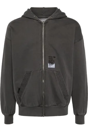 Musium Div. Logo-patch hooded jacket