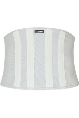 Dolce & Gabbana Logo-patch striped belt