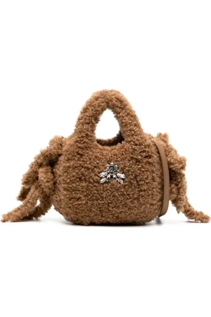 Simone Rocha Embellished baby egg tote bag