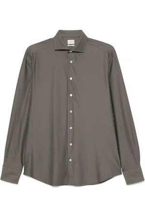 Traiano Milano Geometric-pattern shirt