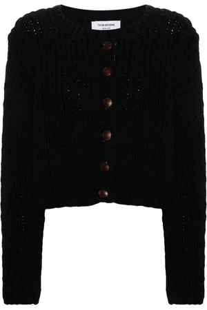 Thom Browne Chunky-knit wool cardigan