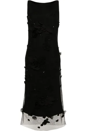 Viktor & Rolf Floral-appliqué dress