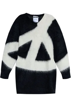 Moschino V-neck knit dress