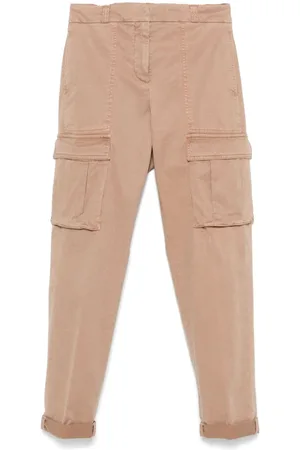 PESERICO SIGN Gabardine cargo pants
