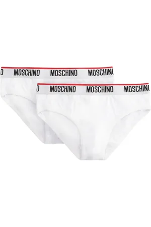 Moschino Logo-strap briefs (pack of two)