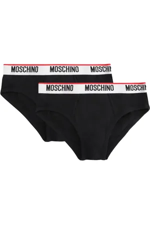 Moschino Logo-strap briefs (pack of two)