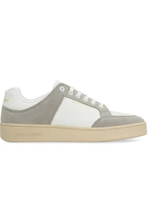 Saint Laurent Panelled lace-up sneakers