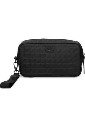 Emporio Armani Debossed-logo clutch bag