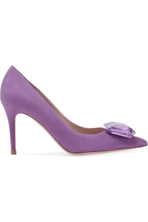 Gianvito Rossi 85mm suede pumps