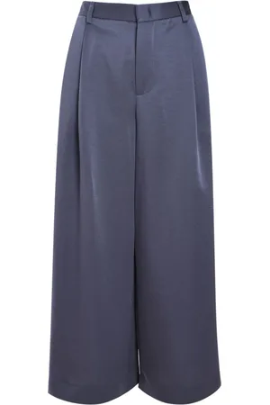 Vince Mid-rise satin trousers