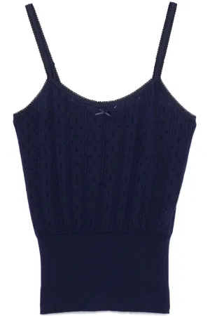 J.W.Anderson Pointelle-knit top