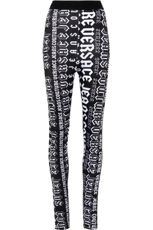 VERSACE Logo-print leggings