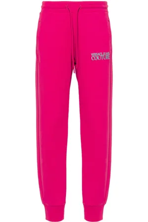 VERSACE Embroidered-logo track pants