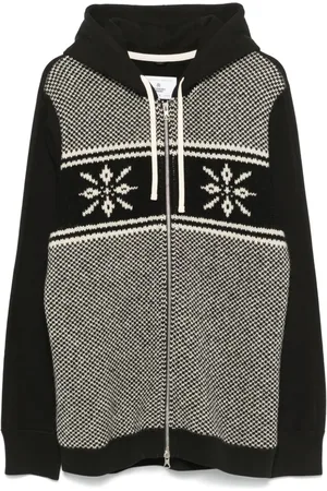 JUNYA WATANABE Intarsia-knit hoodie