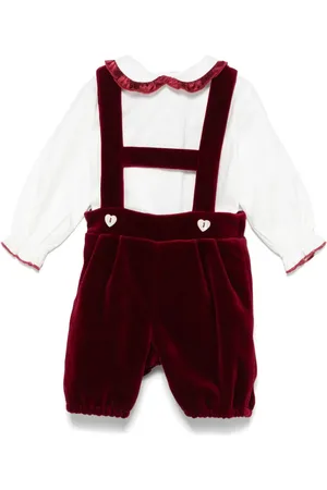 LA STUPENDERIA Velvet shorties set