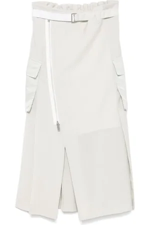 SACAI Pleated midi skirt