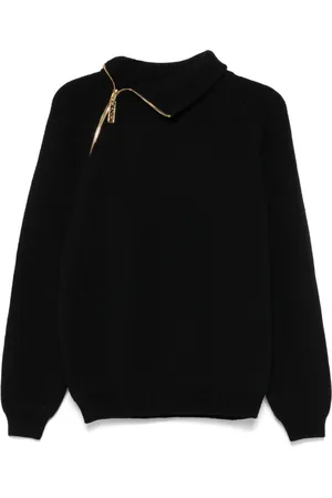 Moschino Asymmetric-neck sweater