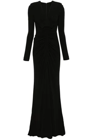 Elie saab Ruched-detail gown