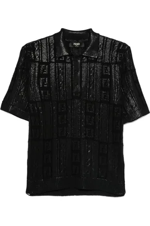Fendi Knitted polo shirt