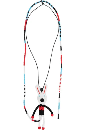 WALTER VAN BEIRENDONCK Tube Rabbit Jewel necklace