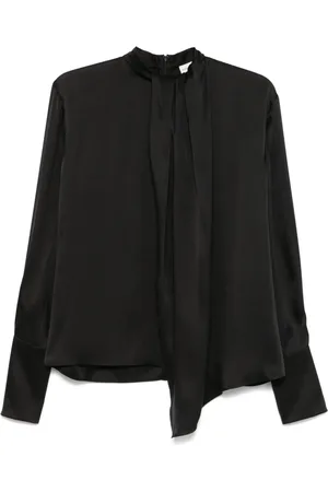 MAGDA BUTRYM Round neck silk blouse