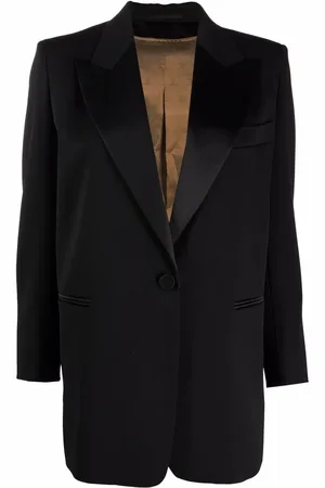 Max Mara Single-breasted virgin wool-blend blazer