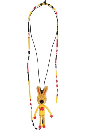 WALTER VAN BEIRENDONCK Tube Rabbit Jewel necklace