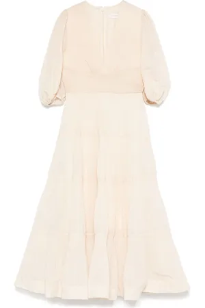 ZIMMERMANN Pleated midi dress