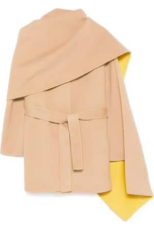 Fabiana Filippi Detachable-cape coat