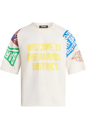 BARROW Slogan-print T-shirt