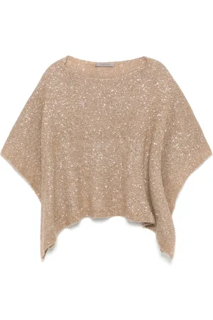 D.EXTERIOR Sequinned cape