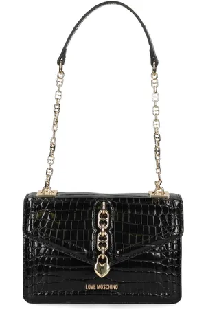 Moschino Crocodile-embossed crossbody bag