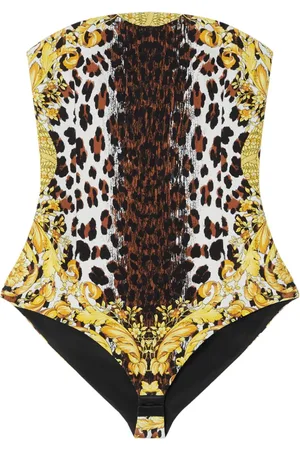 VERSACE Wild Barocco silk bodysuit