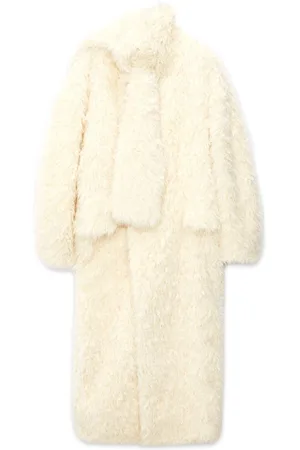 Msgm Scarf-detailing coat