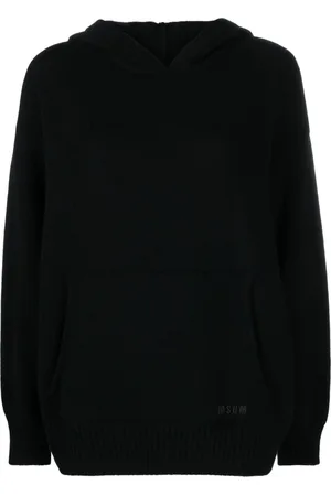 Msgm Embroidered-logo wool-blend jumper