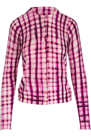 Dorothee Schumacher Collarless checked shirt