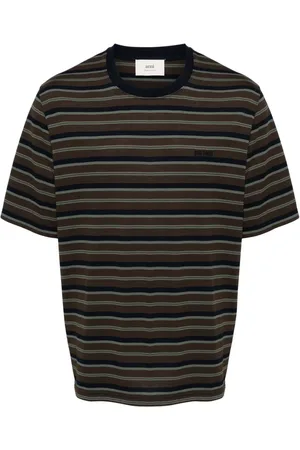 Ami Striped short-sleeved T-shirt